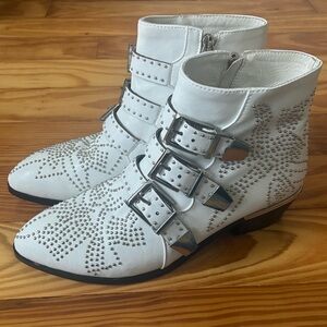 Studded Thriller Ankle Booties Size 38 (US 7.5)